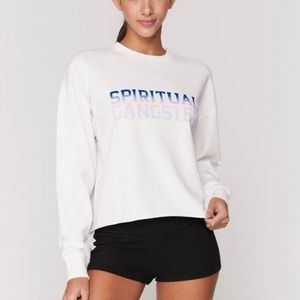Spiritual Gangster Crop Sweatshirt
